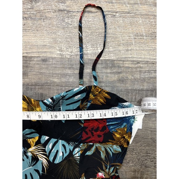 Pacific Vibes Floral Dress Sleeveless with Padded Bra Hawaiian Size XL - Picture 12 of 15